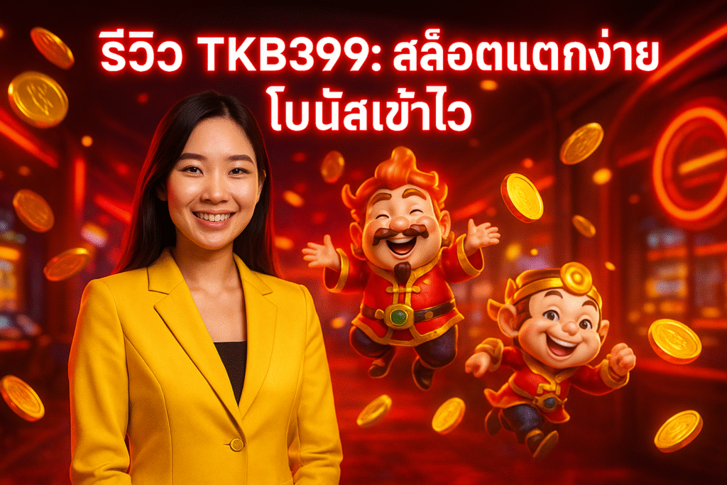 รีวิว TKB399: สล็อตแตกง่าย โบนัสเข้าไว