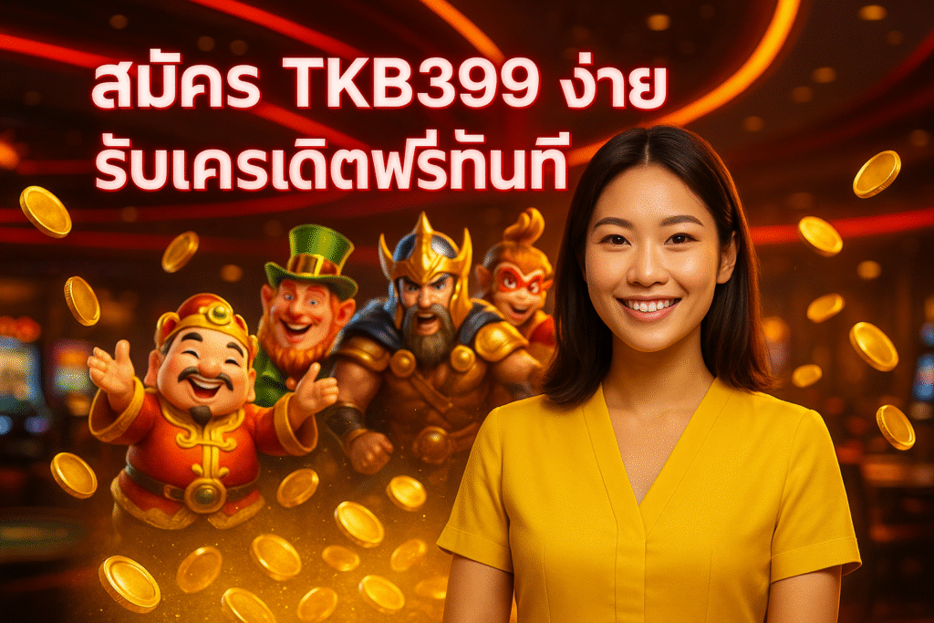 สมัครเว็บตรง TKB399 ง่าย รับเครดิตฟรีทันที