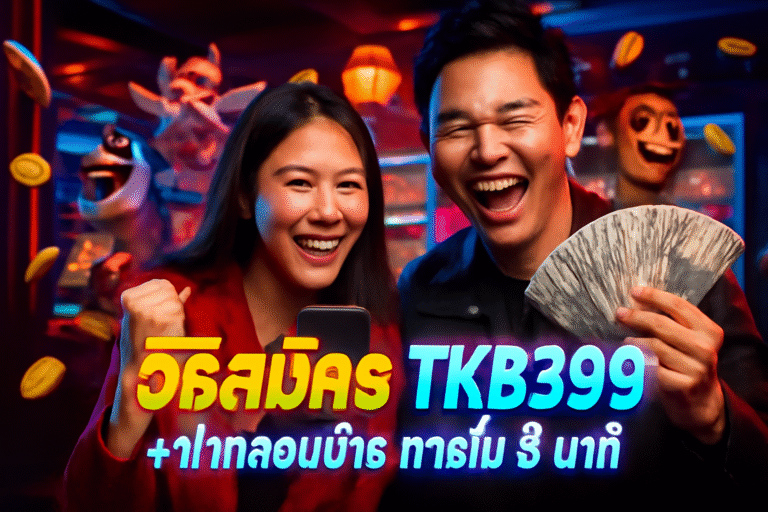วิธีสมัคร TKB399 + ฝากถอนง่าย ภายใน 3 นาที